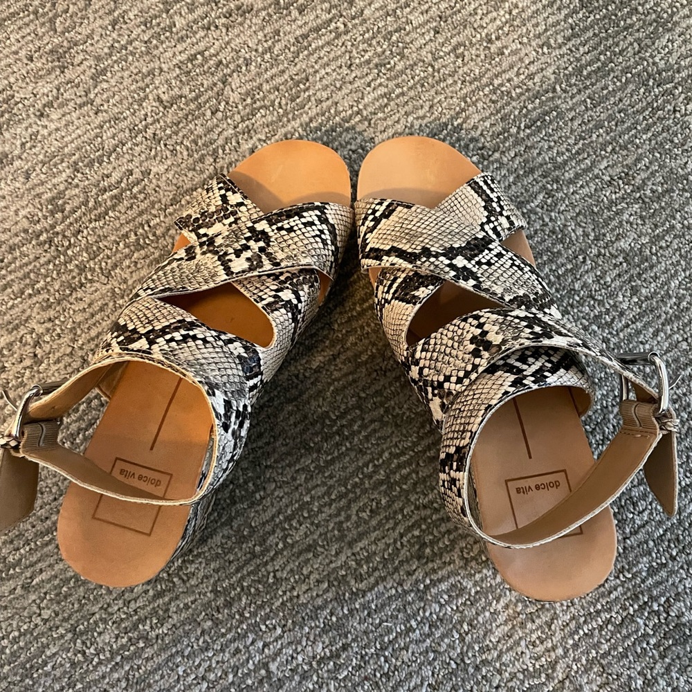 Dolce Vita Snake Print Shoes